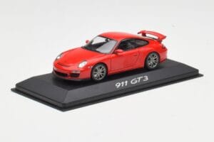 Porsche 911 997 GT3 Punane Minichamps 1:43 WAP02001619 Metall - pilt 2/4