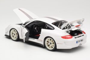 Porsche 911 997 GT3 RS 4.0 Valge Bburago 1:18 18-11036 Metall - pilt 5/8
