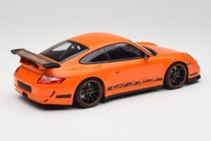 Porsche 911 997 GT3 RS Oranž Minichamps 1:18 155062122 Metall - pilt 2/6