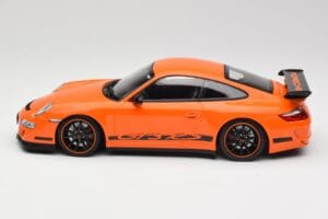Porsche 911 997 GT3 RS Oranž Minichamps 1:18 155062122 Metall - pilt 3/6