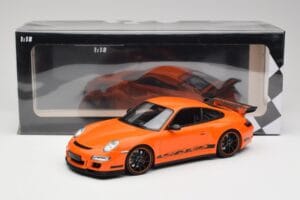 Porsche 911 997 GT3 RS Oranž Minichamps 1:18 155062122 Metall - pilt 6/6