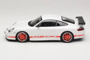 Porsche 911 996 GT3 RS Valge Punane Triip Minichamps 1:18 155062020 Metall - pilt 3/6