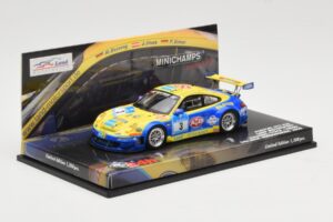 Porsche 911 997 GT3 RSR #3 24 Hours Nurburgring 2008 Minichamps 1:43 437087803 Metall - pilt 2/4