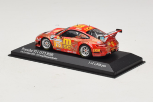 Porsche 911 997 GT3 RSR #75 O. Young / P. Hesnault 24 Hours of Le Mans 2009 Minichamps 1:43 400096975 Metall - pilt 3/4