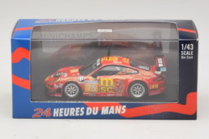 Porsche 911 997 GT3 RSR #75 O. Young / P. Hesnault 24 Hours of Le Mans 2009 Minichamps 1:43 400096975 Metall - pilt 4/4