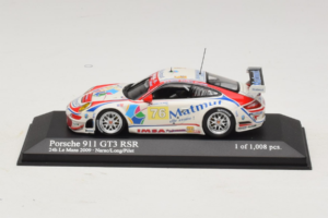Porsche 911 997 GT3 RSR #76 R. Narac / P. Long / P. Pilet 24 Hours of Le Mans 2009 Minichamps 1:43 400096976 Metall