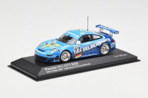 Porsche 911 997 GT3 RSR #77 Felbermayr-Proton Davidson / Henzler 24 Hours of Le Mans 2008 Minichamps 1:43 400087877 Metall - pilt 2/4