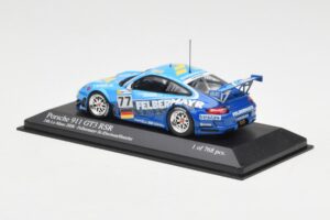Porsche 911 997 GT3 RSR #77 Felbermayr-Proton Davidson / Henzler 24 Hours of Le Mans 2008 Minichamps 1:43 400087877 Metall - pilt 3/4
