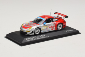 Porsche 911 997 GT3 RSR #80 J. Bergmeister / S. Neiman / D. Law 24 Hours of Le Mans 2009 Minichamps 1:43 400096980 Metall - pilt 2/4