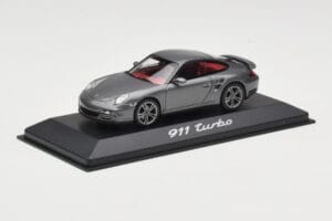 Porsche 911 997 Turbo Anthracite Grey Minichamps 1:43 WAP0200010A Metall - pilt 2/4