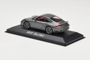 Porsche 911 997 Turbo Anthracite Grey Minichamps 1:43 WAP0200010A Metall - pilt 3/4