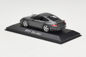 Porsche 911 997 Turbo Grey Metallic Minichamps 1:43 WAP02013116 Metall - pilt 3/4
