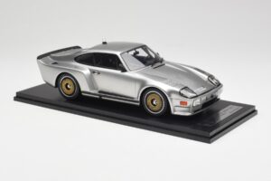 Porsche 911 930 Almeras Biturbo 3.3 Hõbedane Kess 1:18 KE18005B Vaik - pilt 4/6