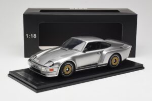 Porsche 911 930 Almeras Biturbo 3.3 Hõbedane Kess 1:18 KE18005B Vaik - pilt 6/6