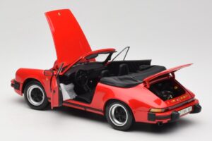 Porsche 911 SC Kabriolett Punane Minichamps 1:18 100063030 Metall - pilt 5/8