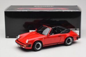 Porsche 911 SC Kabriolett Punane Minichamps 1:18 100063030 Metall - pilt 8/8