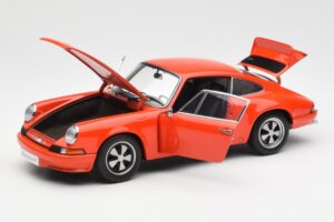 Porsche 911 Carrera RS 2.7 Oranž AUTOart 1:18 78057 Metall - pilt 2/8