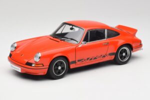 Porsche 911 Carrera RS 2.7 Oranž & Mustad Triibud AUTOart 1:18 78054 Metall
