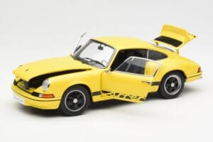 Porsche 911 Carrera RS 2.7 Kollane AUTOart 1:18 78053 Metall - pilt 2/8
