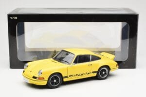 Porsche 911 Carrera RS 2.7 Kollane AUTOart 1:18 78053 Metall - pilt 8/8
