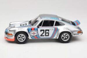 Porsche 911 Carrera RSR Group 4 GT #26 Martini Racing H. Muller / G. van Lennep GT Class Winner 1000 km Dijon 1973 Minichamps - pilt 3/6
