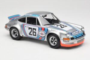 Porsche 911 Carrera RSR Group 4 GT #26 Martini Racing H. Muller / G. van Lennep GT Class Winner 1000 km Dijon 1973 Minichamps - pilt 4/6