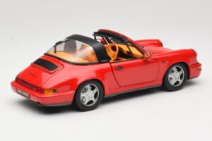 Porsche 911 Carrera Targa Punane Anson 1:18 3054 Metall - pilt 3/8