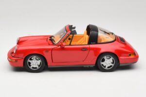 Porsche 911 Carrera Targa Punane Anson 1:18 3054 Metall - pilt 4/8