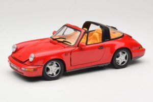 Porsche 911 Carrera Targa Punane Anson 1:18 3054 Metall