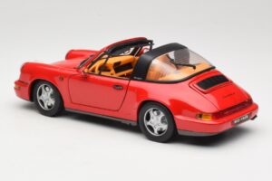 Porsche 911 Carrera Targa Punane Anson 1:18 3054 Metall - pilt 7/8