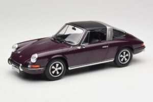 Porsche 911 E Targa Lilla Norev 1:18 187644 Metall - pilt 2/7
