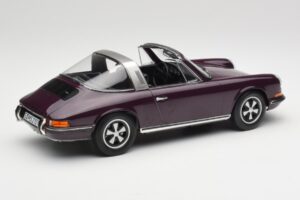 Porsche 911 E Targa Lilla Norev 1:18 187644 Metall - pilt 3/7