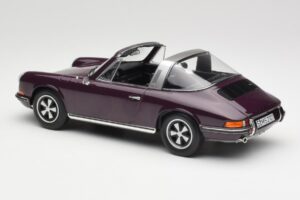 Porsche 911 E Targa Lilla Norev 1:18 187644 Metall - pilt 6/7