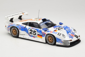 Porsche 911 GT1 #25 H. Stuck / T. Boutsen / B. Wollek 24 Hours of Le Mans 1996 UT Models 1:18 180966625 Metall - pilt 6/8