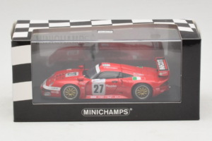 Porsche 911 GT1 #27 BMS Scuderia Italia 24 Hours of Le Mans 1997 Minichamps 1:43 430976627 Metall - pilt 4/4