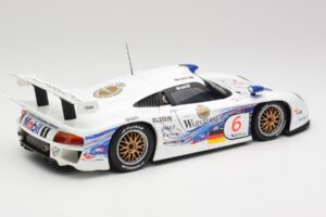 Porsche 911 GT1 #6 T. Boutsen / H-J. Stuck 1997 UT Models 1:18 39720 Metall - pilt 3/8