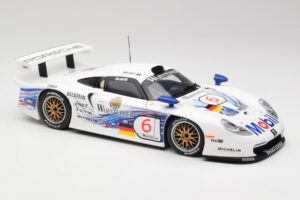 Porsche 911 GT1 #6 T. Boutsen / H-J. Stuck 1997 UT Models 1:18 39720 Metall - pilt 6/8