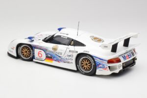 Porsche 911 GT1 #6 T. Boutsen / H-J. Stuck 1997 UT Models 1:18 39720 Metall - pilt 7/8