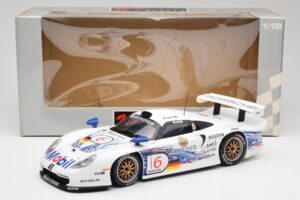 Porsche 911 GT1 #6 T. Boutsen / H-J. Stuck 1997 UT Models 1:18 39720 Metall - pilt 8/8