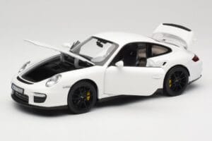 Porsche 911 GT2 997.1 Valge Norev 1:18 187572 Metall - pilt 2/8