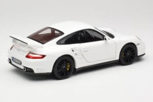 Porsche 911 GT2 997.1 Valge Norev 1:18 187572 Metall - pilt 3/8