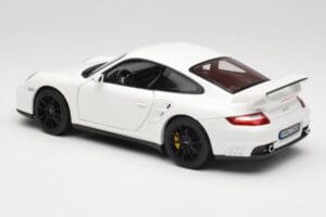 Porsche 911 GT2 997.1 Valge Norev 1:18 187572 Metall - pilt 7/8