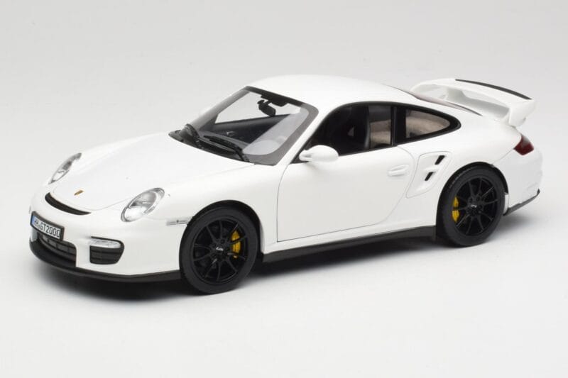 Porsche 911 GT2 997.1 Valge Norev 1:18 187572 Metall