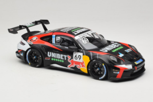 Porsche 911 GT3 Cup 992 #69 K. Rovanpera Zolder GP 2024 IXO 1:18 18RMC226 Metall - pilt 4/6