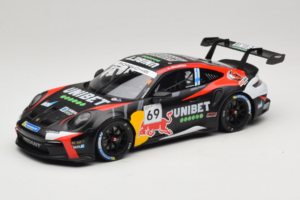 Porsche 911 GT3 Cup 992 #69 K. Rovanpera Zolder GP 2024 IXO 1:18 18RMC226 Metall