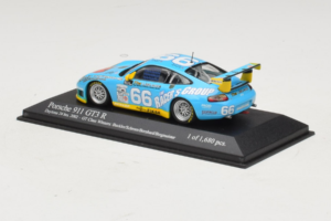 Porsche 911 GT3 R #66 Buckler / Schrom 24 Hours of Daytona 2002 Minichamps 1:43 400026966 Metall - pilt 3/4