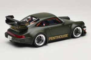 Porsche 911 RWB Penthouse Kaki Green GT Spirit 1:18 GT559 Vaik - pilt 2/6
