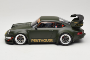 Porsche 911 RWB Penthouse Kaki Green GT Spirit 1:18 GT559 Vaik - pilt 3/6