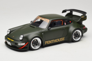 Porsche 911 RWB Penthouse Kaki Green GT Spirit 1:18 GT559 Vaik
