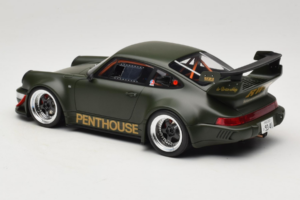 Porsche 911 RWB Penthouse Kaki Green GT Spirit 1:18 GT559 Vaik - pilt 5/6